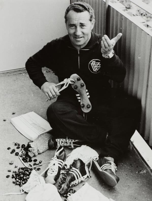 nicekicks's tweet image. adidas’ presence in football dates back to the 1954 World Cup when adidas founder, Adi Dassler, implemented removable studs to the boots of West Germany’s squad.