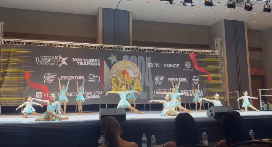 BalletEscenario's tweet photo. Ballet Escenario Kids en el Congreso Mundial de la Salsa &amp; World Salsa Ladies 2024 https://t.co/9GyuXtjqAV