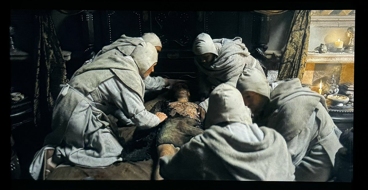 The maesters working on aegon #HouseOfTheDragon #HOTD