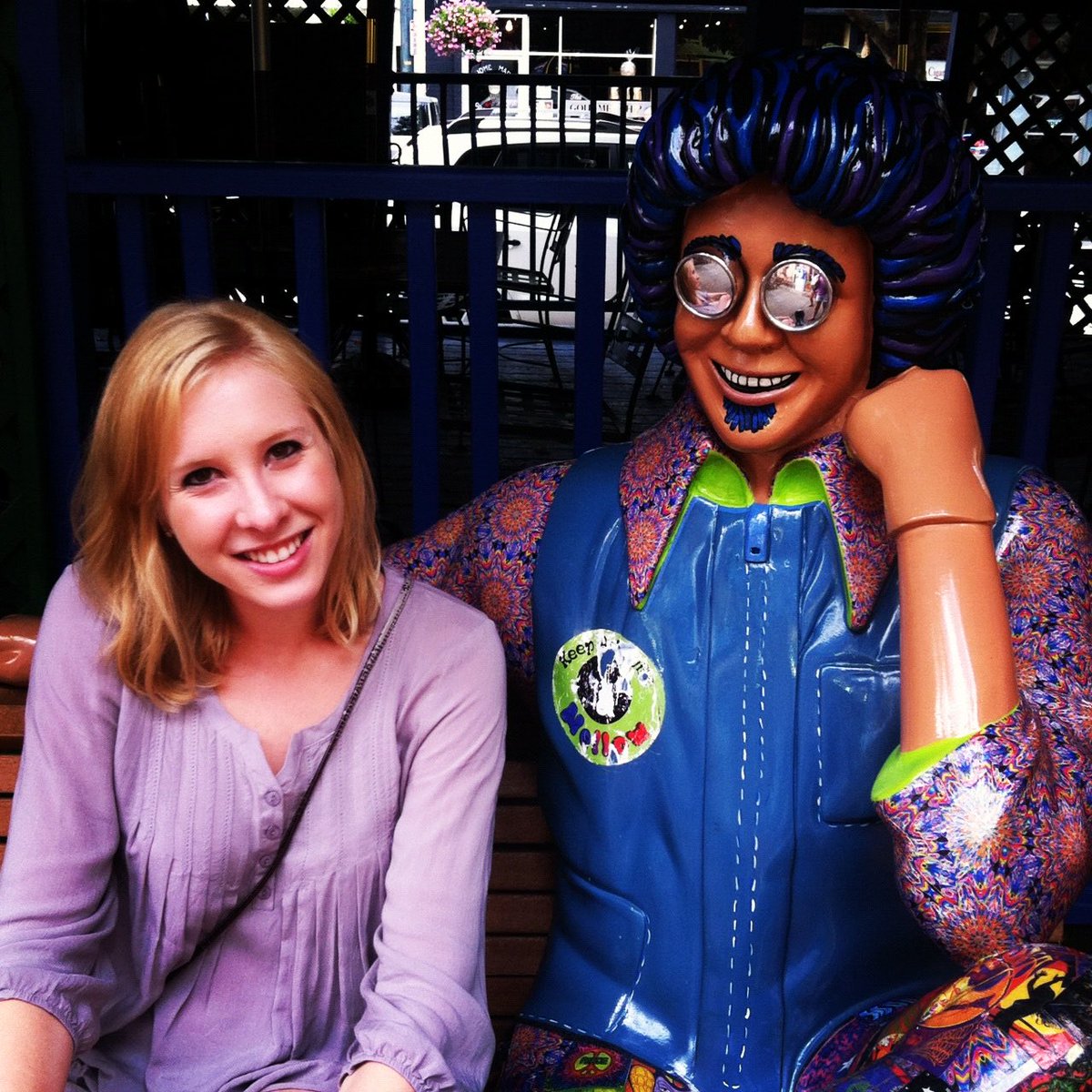 AndyParkerVA's tweet photo. God how I I love Apple photos “on this day“ feature. It’s like a wonderful surprise and a trip back in time. 12 years ago today Alison stops at the Mellow Mushroom in Asheville on her way back from the Nantahala River. It was her happy place. #ForAlison https://t.co/DuHW3HKnxv
