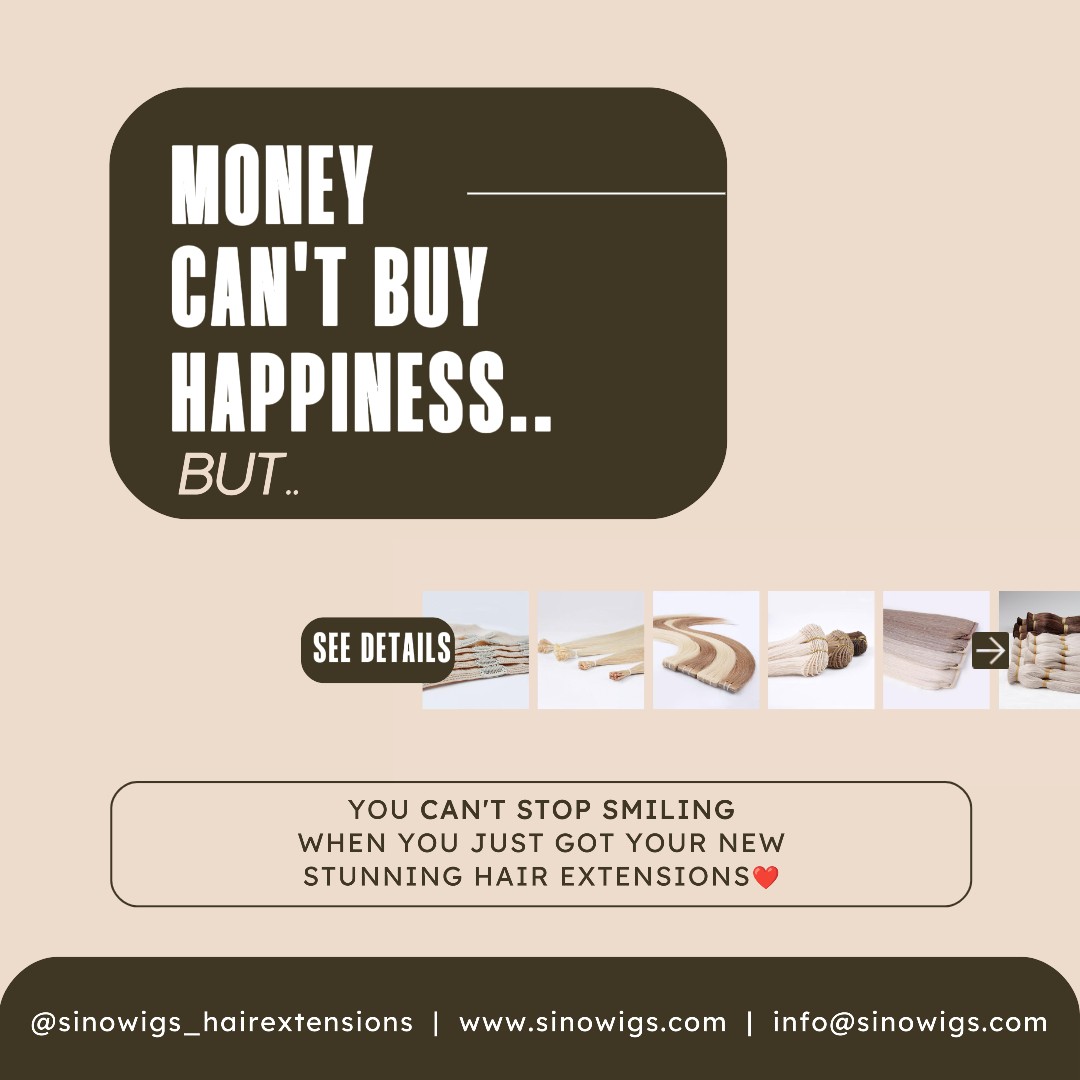 sinowigscn's tweet photo. MONEY CAN'T BUY HAPPINESS..
Is it true？
if so..

why you can't stop smiling after you got your #new #stunning #hairextensions!?😆
What are you still waiting for?
DM to buy your #happiness ! https://t.co/6wTS7eagam