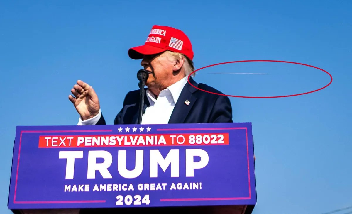 SolRally's tweet photo. This bullet almost hit our President, but the universe had different plans! This is OUR $RALLY! 

TG: https://t.co/rO9sNBkPnz https://t.co/1uqsYUHNea