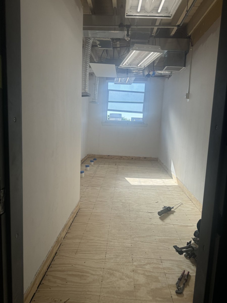 Exciting renovations happening in restrooms used 4 generations ago. The school looks great!