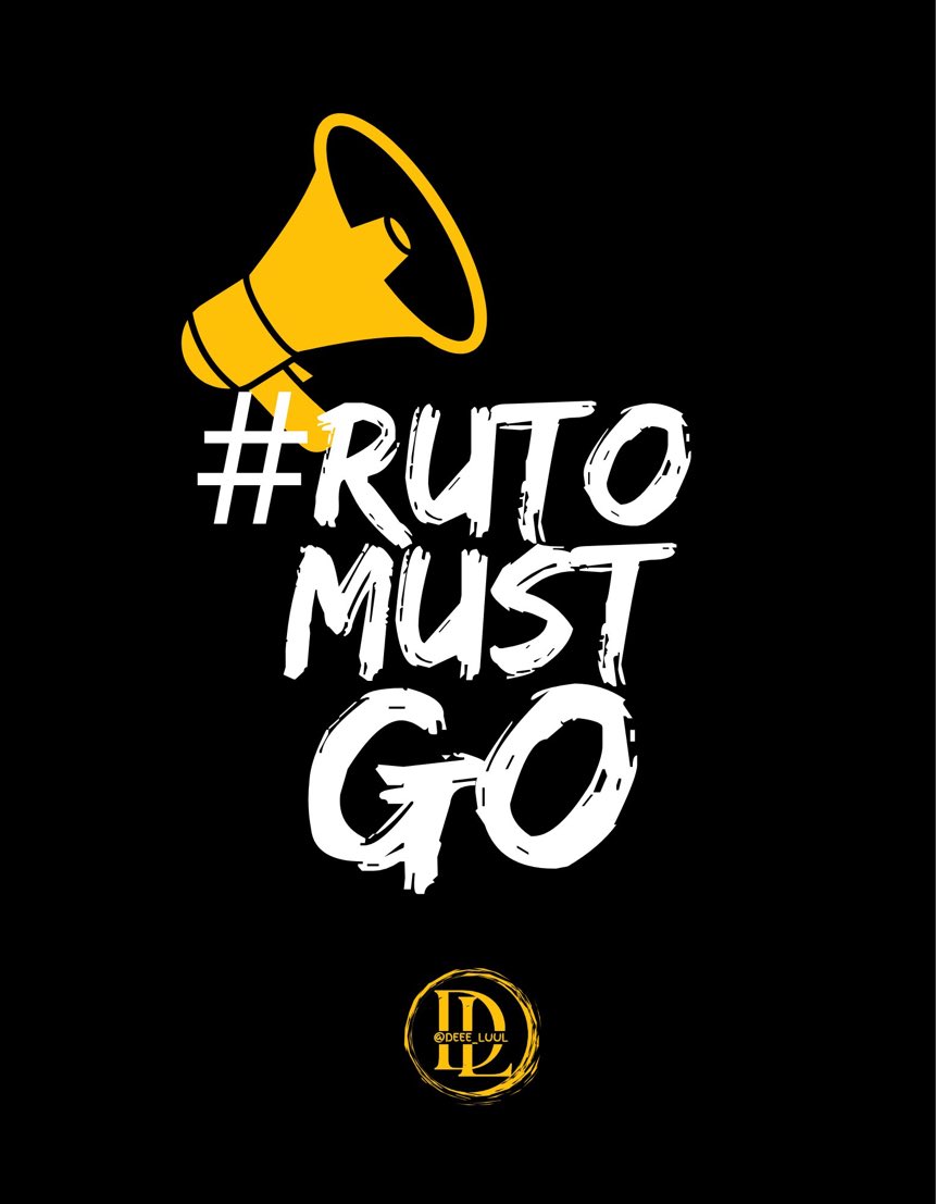 MigunaMiguna's tweet photo. The only song and chant on Tuesday, July 16th is #RutoMustGo https://t.co/m0PhCiGR7w