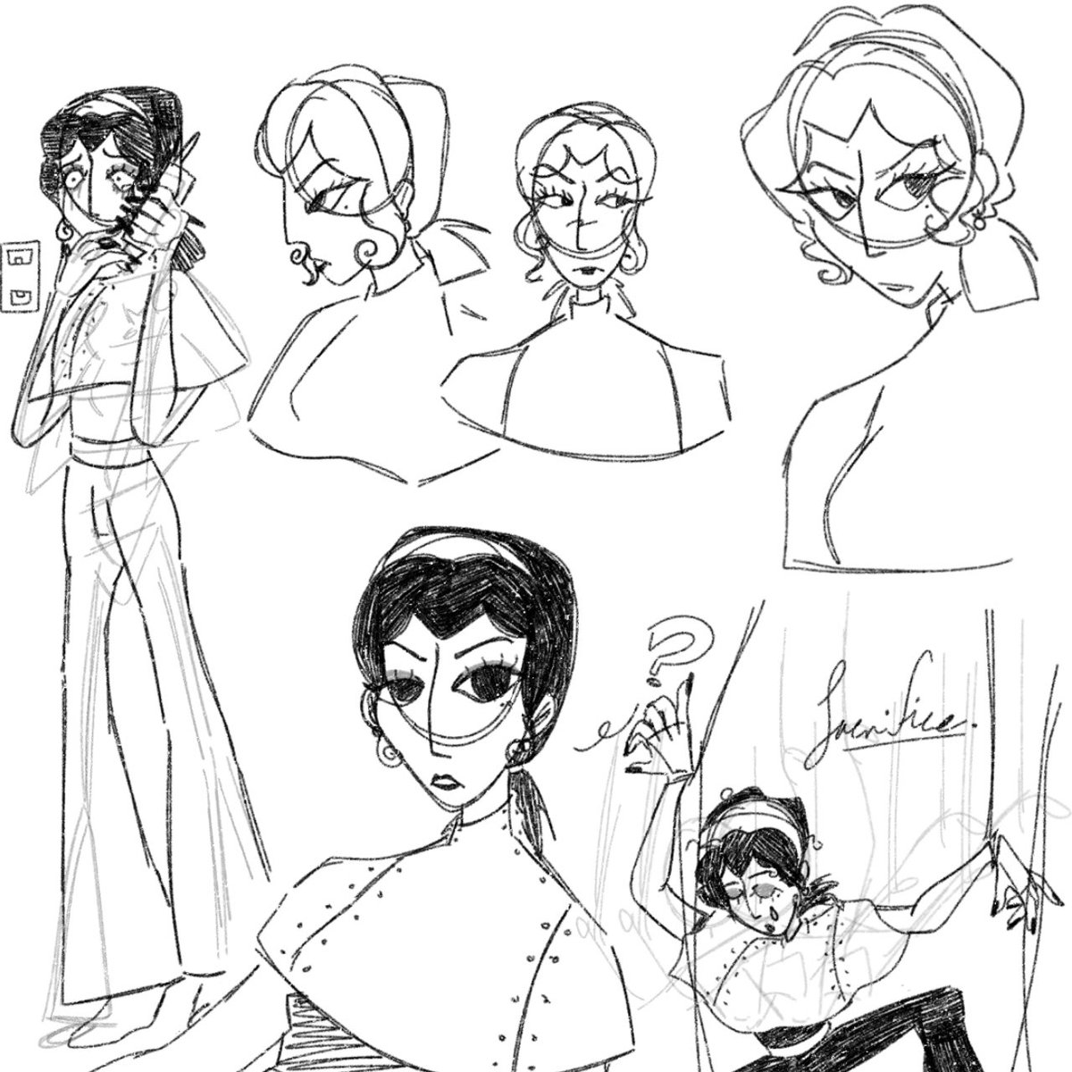 gabrieledega's tweet photo. Scarlet from memory #thepathgame

This game is so engraved in my memory I don’t even need a reference for sketching her anymore

Of course I put my headcanons in tho (earrings and small curls) but seriously other than that I can usually draw her to a T. https://t.co/csxU7t6xnB