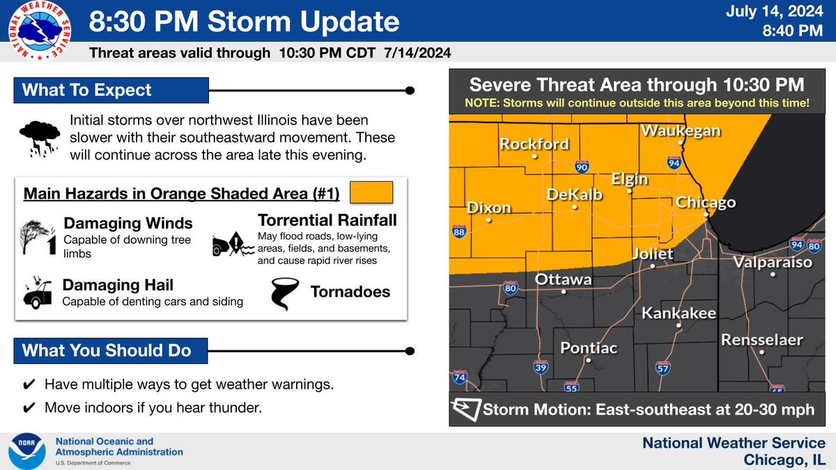 NWS Chicago tweet media