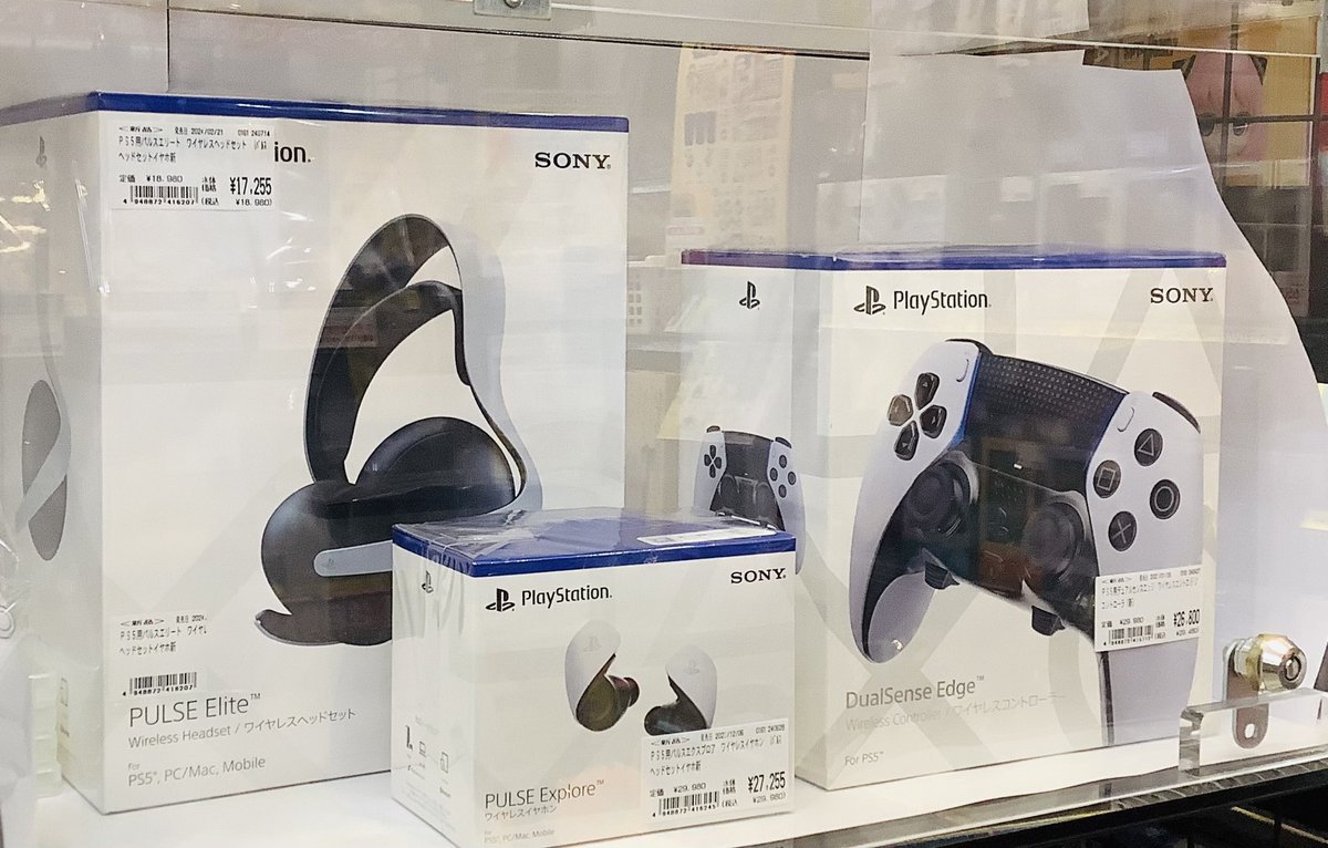 PS5再入荷情報✨ ＃PULSEElte ワイヤレスヘッドホン 再入荷してます 