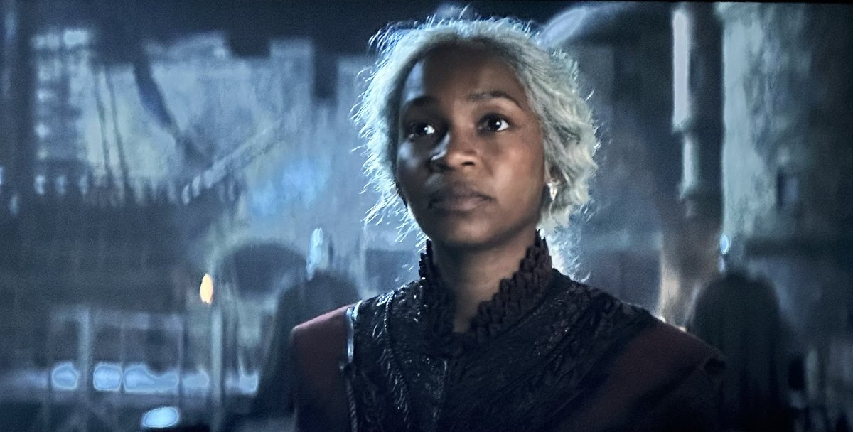BlackGirlNerds's tweet photo. “I am Blood and Fire. Driftmark must pass to Salt and Sea.”  

- Baela Targaryen 

#HouseOfTheDragon #HOTD #DragonsYall https://t.co/Lb3KjSBnb7