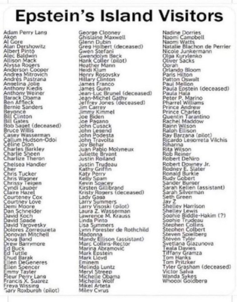 Hillsgolfer's tweet photo. @israelUSAforeve Going back to Epstein Island? https://t.co/R1VuQF5dnq