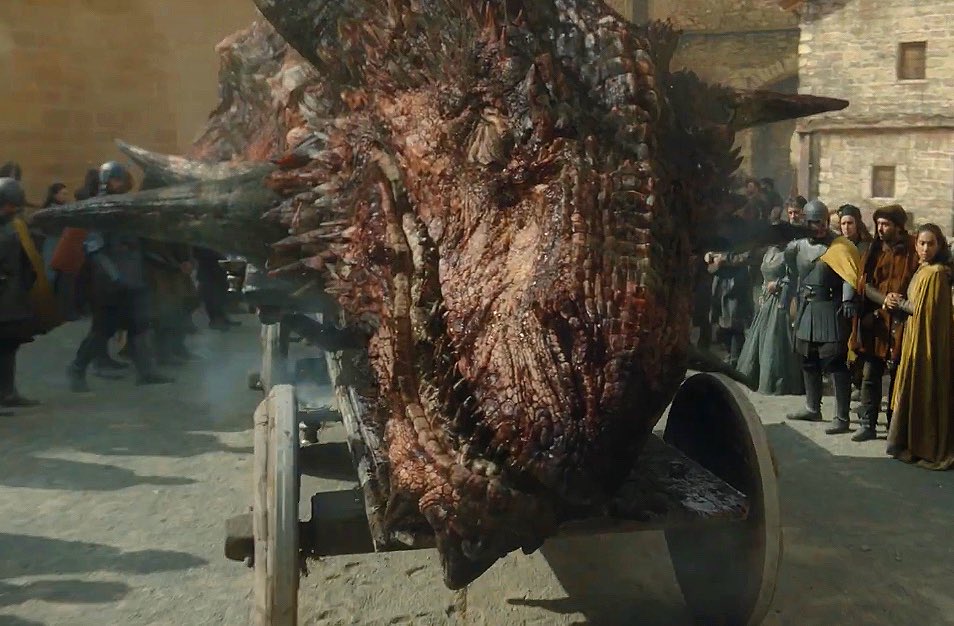 LordSnow's tweet image. Everyone seeing Meleys paraded like this #HouseOfTheDragon