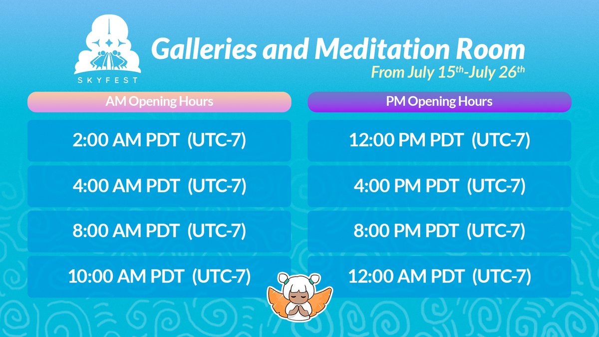 thatskygame's tweet photo. Thank you for making #SkyFest2024 in Toyko an unforgettable celebration! 🎉

The parades, galleries, and SkyFest Cinema events will resume in-game on July 15th at 1 AM PDT. ✨

For more details, we've updated the SkyFest blog: 🔗 https://t.co/fwIoFh9acU https://t.co/CEF2a3ltoq