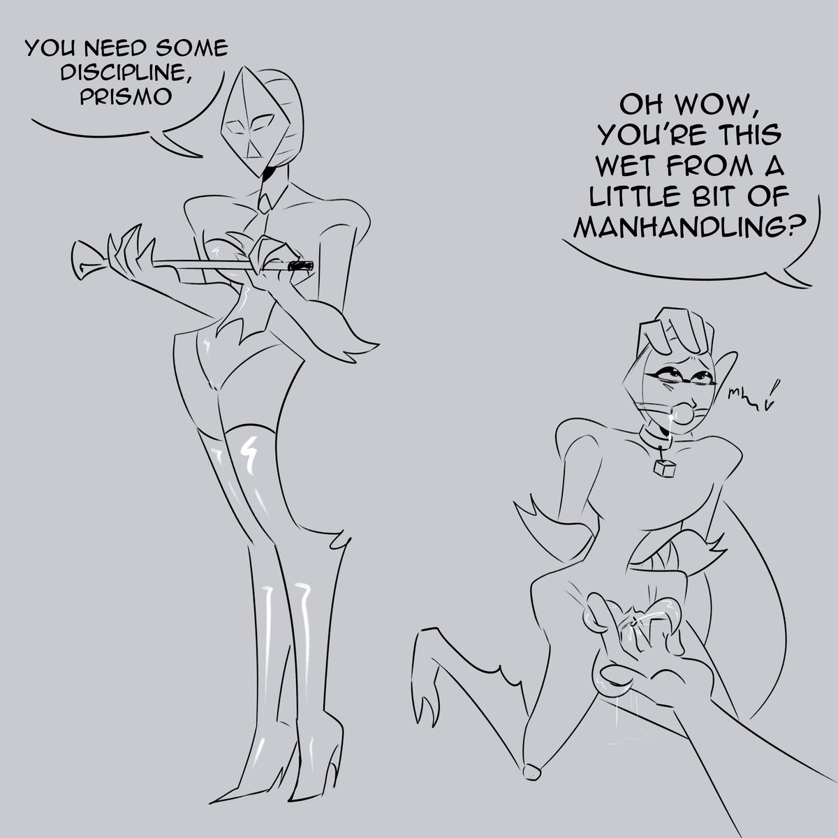 bugtiddies's tweet photo. 🔞
#unauthorizedwish
doodle of sc4rab as a dom and sub <3
drew these as two separate occasions but you can think of it happening in one night if you want 🤭 https://t.co/4cdhtWYVTi