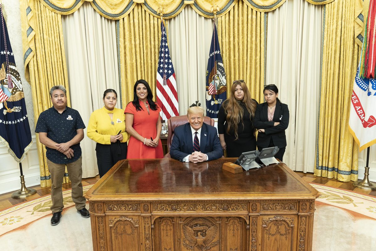 Today we went to church and prayed for the victim that died trying to save his family during the attempted assassination. 
I decided to post these pictures of our meeting in the Oval Office because we need remember that Trump also supported the I Am Vanessa Guillen Act. When I