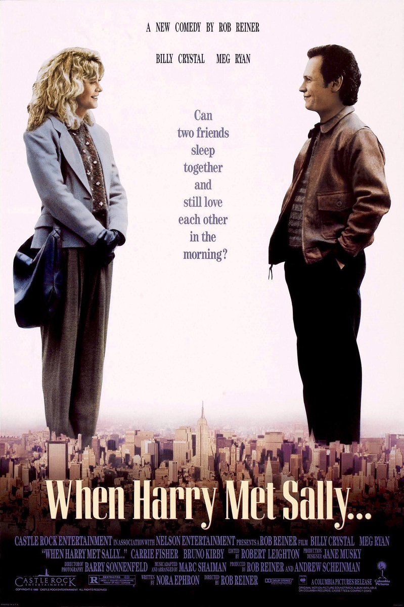 FilmNewsNos's tweet photo. 🎬MOVIE HISTORY: 35 years ago today, July 14, 1989, the movie ‘When Harry Met Sally...’ opened in theaters!
#BillyCrystal #MegRyan #CarrieFisher
#BrunoKirby #StevenFord #LisaJanePersky #MichelleNicastro #KevinRooney #HarleyKozak #EstelleReiner @robreiner https://t.co/bzXHL5WKVW