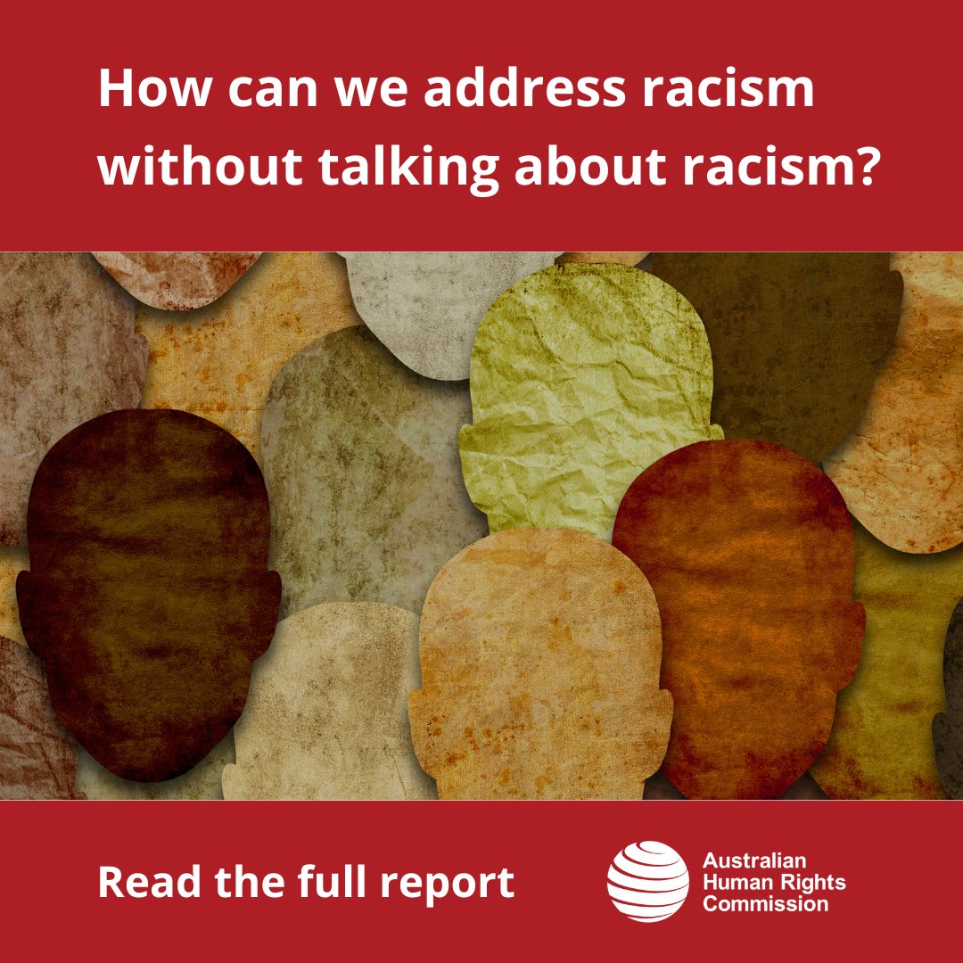A new report from the Commission has found govts across Australia are failing to address racism, noting a reluctance by many people to use the word ‘racist’ or ‘racism’ because the negative connotations prohibit open discussions. loom.ly/K9PsdRA #StopRacism