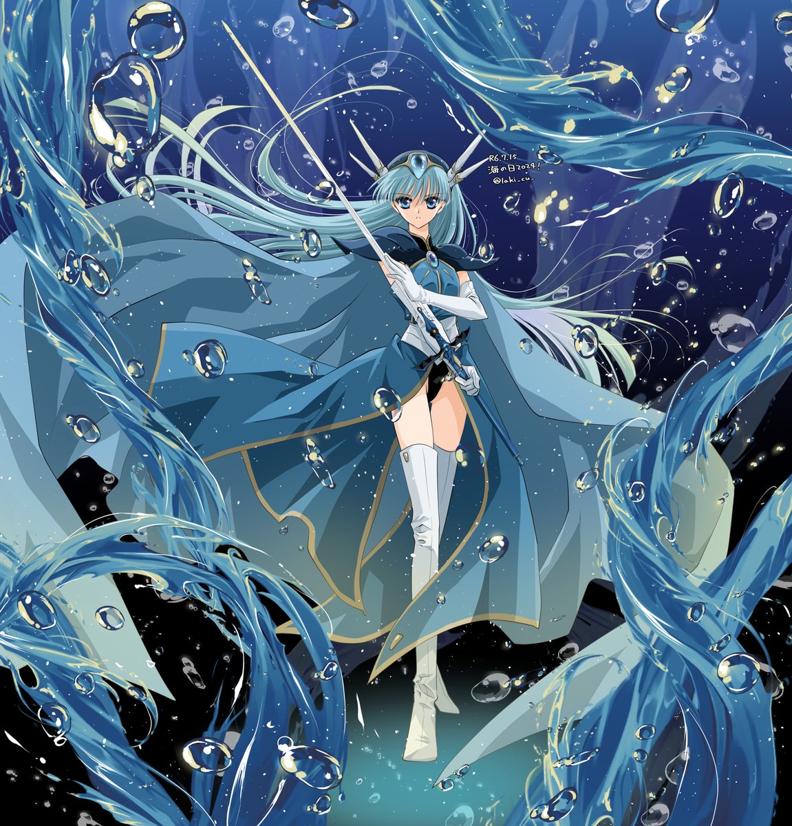 魔法騎士レイアース　海ちゃんファンアート♥