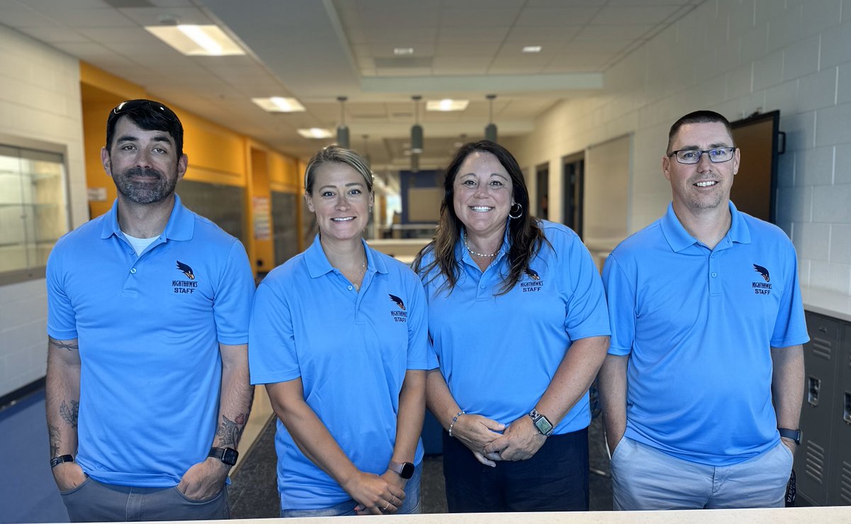 Next up, we introduce our Healthful Living Team! From L to R: Kevin Plummer, Taylor Harris, Andrea Marks, and Matt Dilts