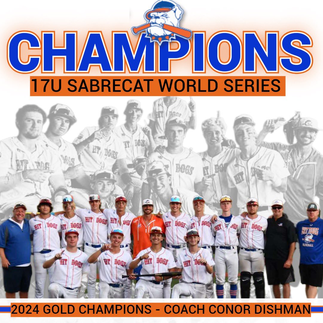 playatthecage's tweet photo. CINCINNATI CHAMPS 🏆 

Congratulations to Coach Conor Dishmans 17U team for winning the 2024 Sabrecat World Series this weekend!

Great Day to be a Hit Dog! 👊🏻⚾️ https://t.co/sDAovdW5Ep