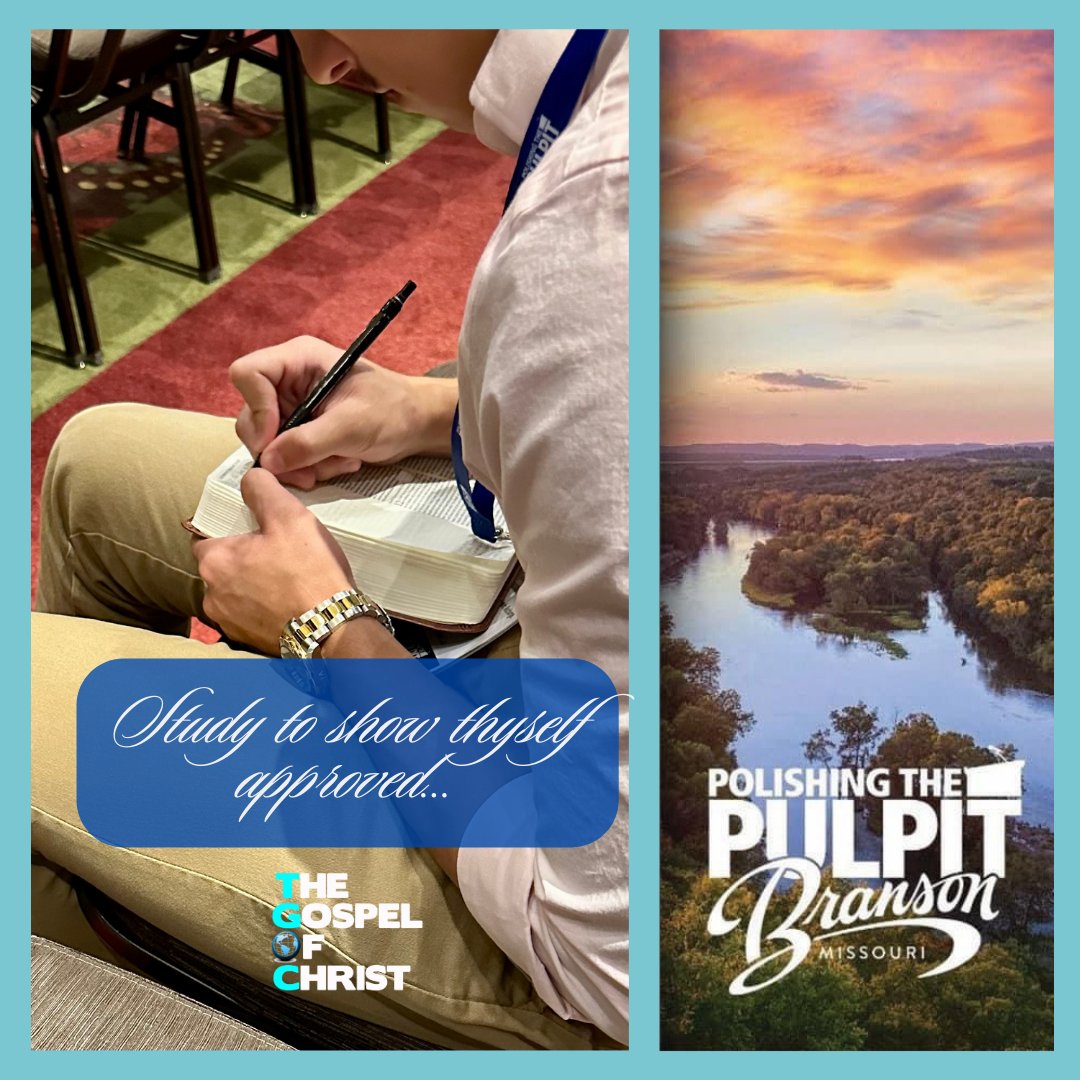 TGOCworldwide's tweet photo. It’s been a great week at Polishing the Pulpit Branson.
Multiple baptisms, students of all ages studying, fellowshipping, and just having a great spiritual recharge! One more day! Come and see us at the booth.
#TheGospelofChrist #BenBailey #ptpBranson #polishingthepulpit https://t.co/sIcDHXzcVT