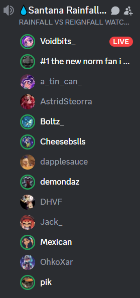 The Rainfall vs Reignfall after party FT. members of Rainfall and Reignfall