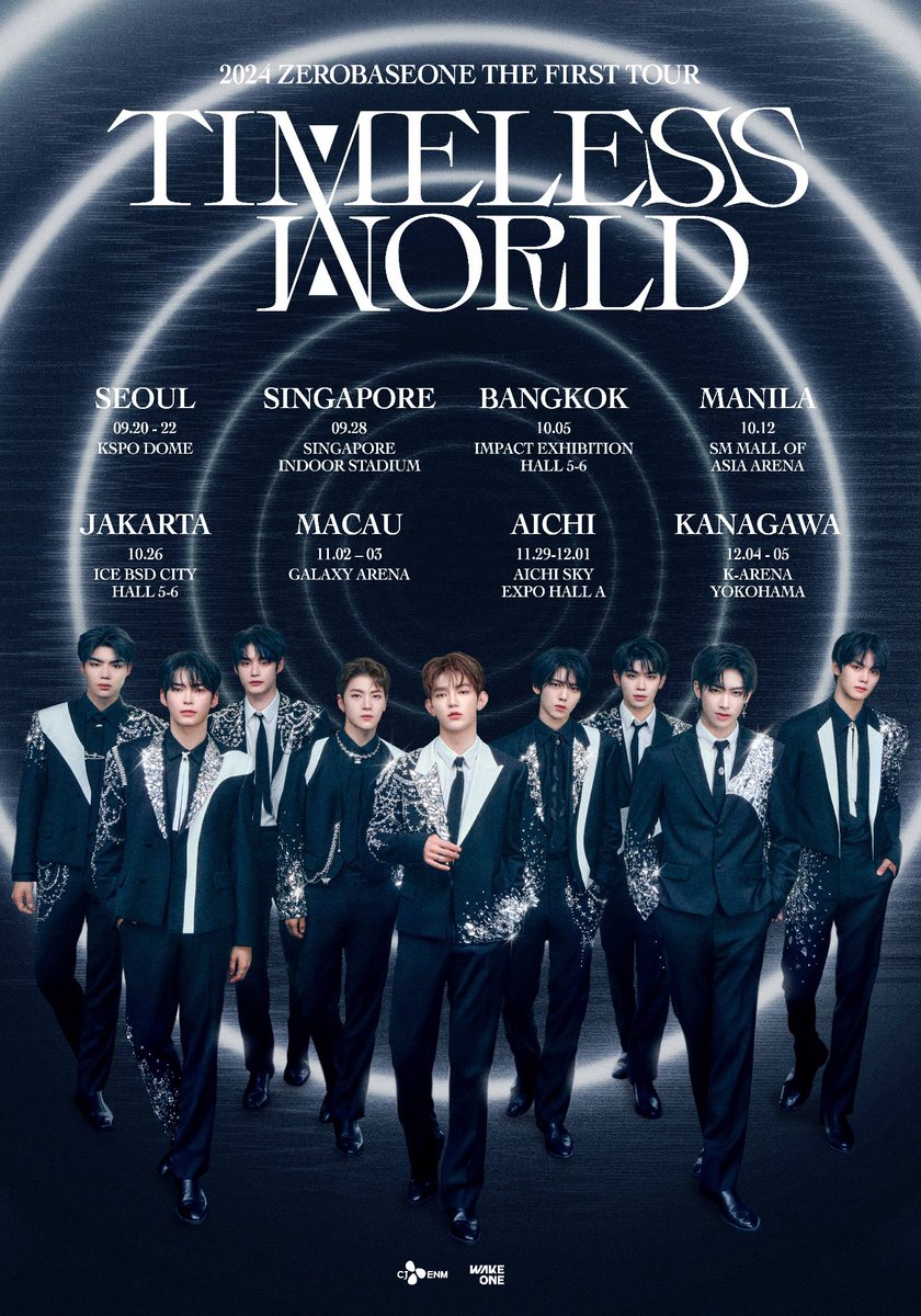 philconcerts's tweet photo. 2024 ZEROBASEONE THE FIRST TOUR [TIMELESS WORLD] in Manila on October 12, 2024, at the MOA Arena https://t.co/FPOA85jrjf