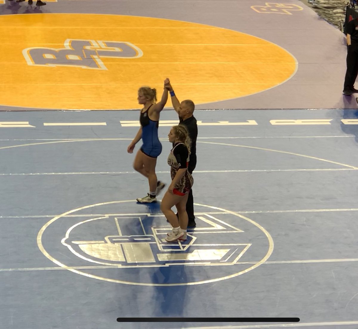 MHS_Wrestling's tweet photo. Breanne Gibbs 2024 Fargo All American earning herself a 🛑 

Toughest high school tournament in the country. 

Breanne is the 3rd person from Moberly to earn this achievement along with Coach Sam Richardson and Westin Keleher. https://t.co/PuBq1hBCqF