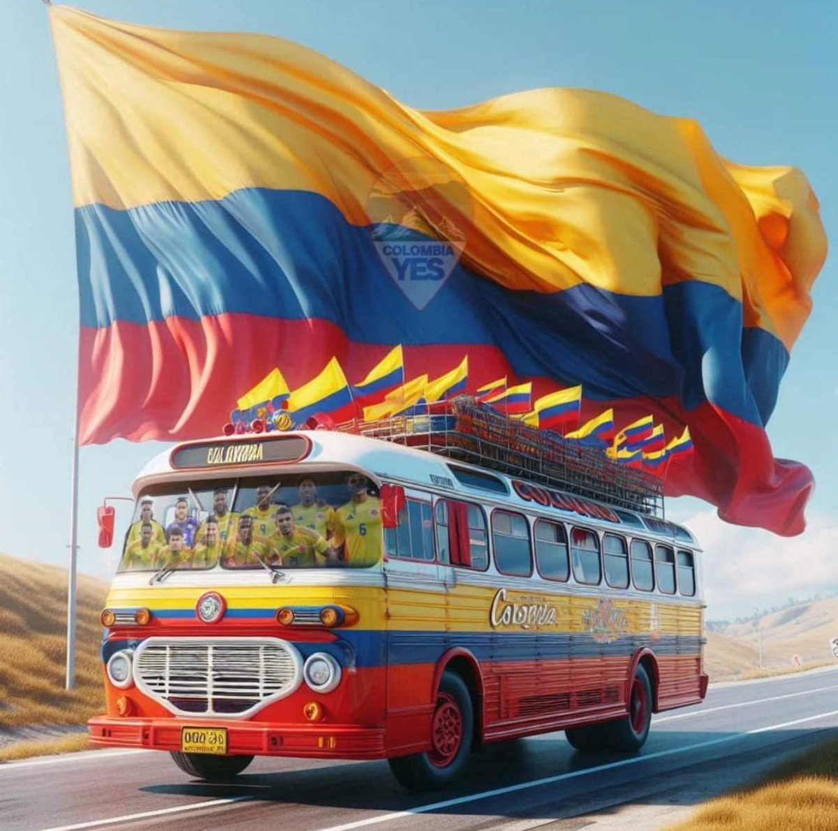 JazminBaronC's tweet photo. Hoy es un día memorable, ¡Vamos Colombia! #SelecciónColombia #CopaAmerica2024 https://t.co/OLEdBk1G7G