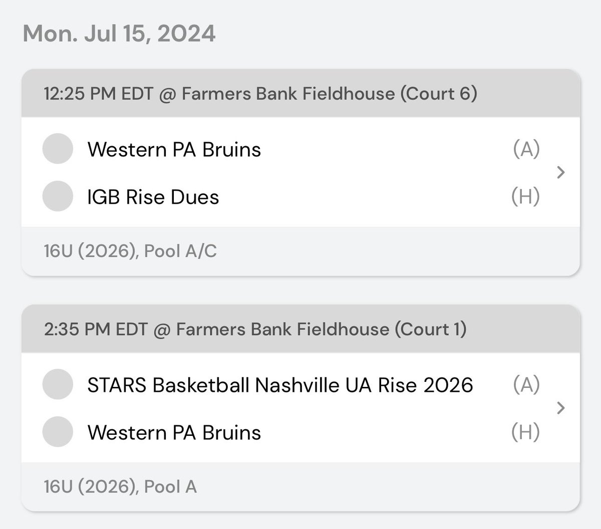 Bruins 2026 17U UA Rise NATIONAL TEAM tweet media