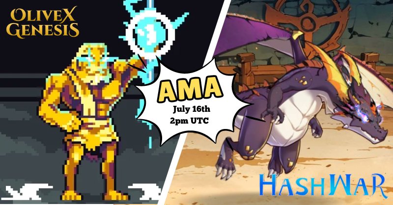🎙️ AMA with <a href="/hawaHash/">Hawa</a> 

Join us on Tuesday for an AMA on Hash War, a strategic Web3 game where players use NFT heroes to earn $hawa rewards. Redefining fairness in gameplay and launch strategies.

AMA participants get special in-game rewards! 
Set