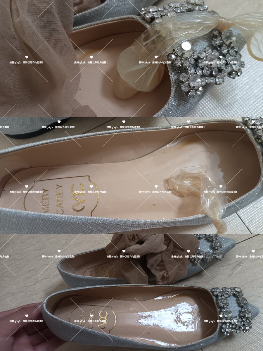 ssc83899103's tweet photo. 每次去都要好好的把玩这双鞋，各种玩法，原味丝袜也套着打过，从她家里垃圾桶捡出来的和男朋友用过的套套，剪烂把精液倒进去，不过我觉得她男朋友没有我射的多，因为每次射她的鞋子，我几乎是喷射出去的，精量还比较大，每次射鞋基本能铺满鞋的三分之一。美女+原味肉丝+看对眼的鞋子=榨干的身体 https://t.co/cSeykZsRh2