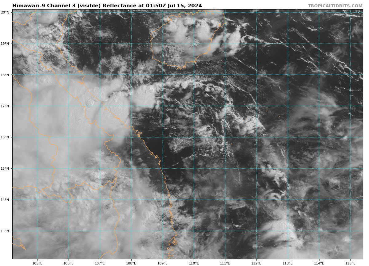 IPTCWCDirector's tweet photo. Not sure why JTWC could classify #03W. The LLCC is poorly defined and convection near the center is nowhere to be found. I don’t know if I’ve ever seen anything more sheared than this. Totally pointless to classify this system! https://t.co/jDXniRjxh0