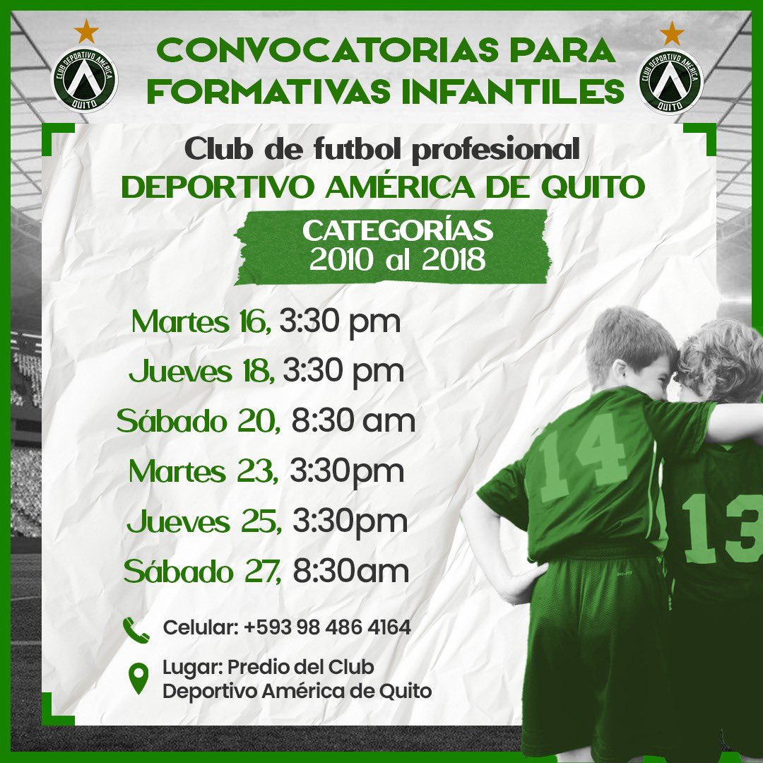 América de Quito tweet media