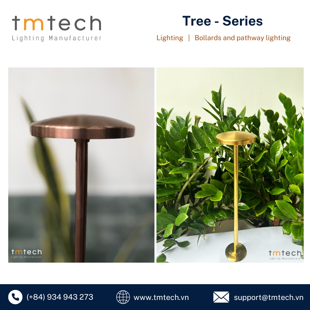 TMTech's Tree-Series: High-quality brass/stainless 316 and CNC precision for stylish, reliable pathway lighting. Enhance your walkways!

Visit our website for more product information: tmtech.vn/products/bolla…

#tmtech #tmtechvietnam #tmtechlighting #tmtechmanufacturer #tmtechlamp