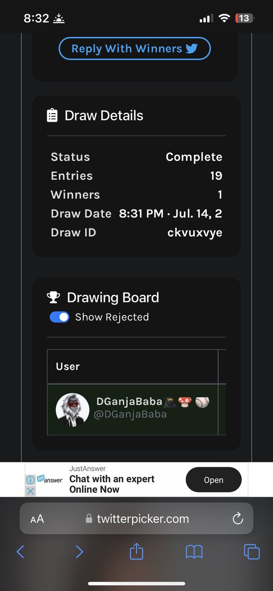 The winner for the <a href="/NexaBotAI/">NexaBot AI</a> giveaway is <a href="/DGanjaBaba/">DGanja₿aba🥷🏾🍄 ⚾️</a> 👊🏼👊🏼👊🏼
Send me a dm brother to get ur wallet address😉 thanks gor all the support #crofam