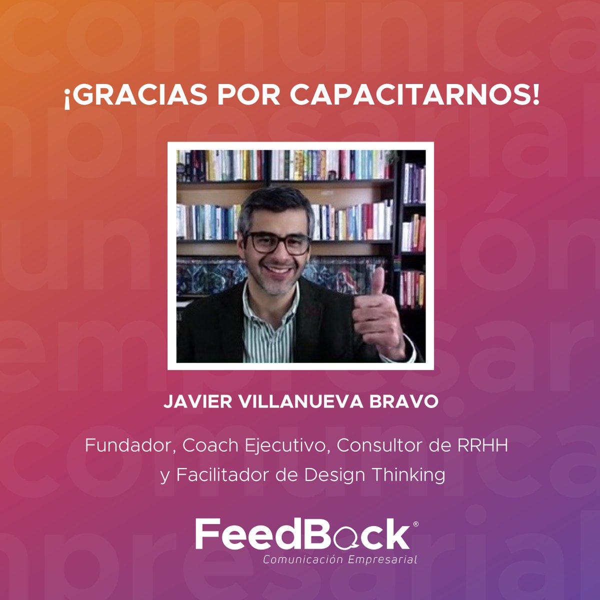FeedBack Comunicación Empresarial (@feedbackce) on Twitter photo Gracias <a href="/VilanuevaBravo/">Javier Villanueva B.</a>, por compartir tus conocimientos sobre Liderazgo y Cultura Organizacional con nuestros embajadores Feedback 🧠🗒️🤓
#programaeducativo #liderazgo #culturaorganizacional #comunicaciones #peru Gracias <a href="/VilanuevaBravo/">Javier Villanueva B.</a>, por compartir tus conocimientos sobre Liderazgo y Cultura Organizacional con nuestros embajadores Feedback 🧠🗒️🤓
#programaeducativo #liderazgo #culturaorganizacional #comunicaciones #peru