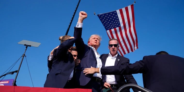 WhemGee's tweet photo. I never want to hear another person say this man wouldn’t take a bullet for his country. #Trump #Trump2024 https://t.co/TNpOXJdP5X