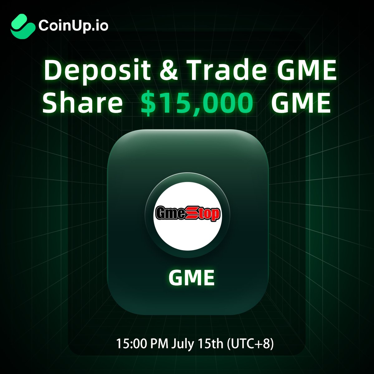 CoinUpOfficials's tweet photo. 🎁#CoinUp Newlisting Event: Deposit and Trade $GME to Share $15,000 #GME @gmecoinsol 

✨Deposit $GME and get $10,000 USDT
✨Trade $GME and grab a share of 80,000 #GME 
✨share 50USDT $GME social giveaway, follow us and @gmecoinsol ,RT and tag frens

▶️https://t.co/r9VRFL9Vbj

#Giveaway #Airdrop #Crypto #gmeonsol #Solana