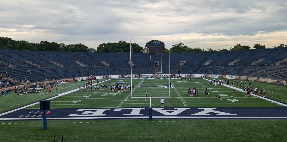 Thanks <a href="/yalefootball/">Yale Football</a> for having me out to the Eli football camp, had a great time and great experience <a href="/CoachRenoYale/">Tony Reno</a> <a href="/CoachOstrowsky/">Chris Ostrowsky</a> <a href="/stowfootball/">Stow Football</a> <a href="/CoachPoder/">Martin Poder</a>