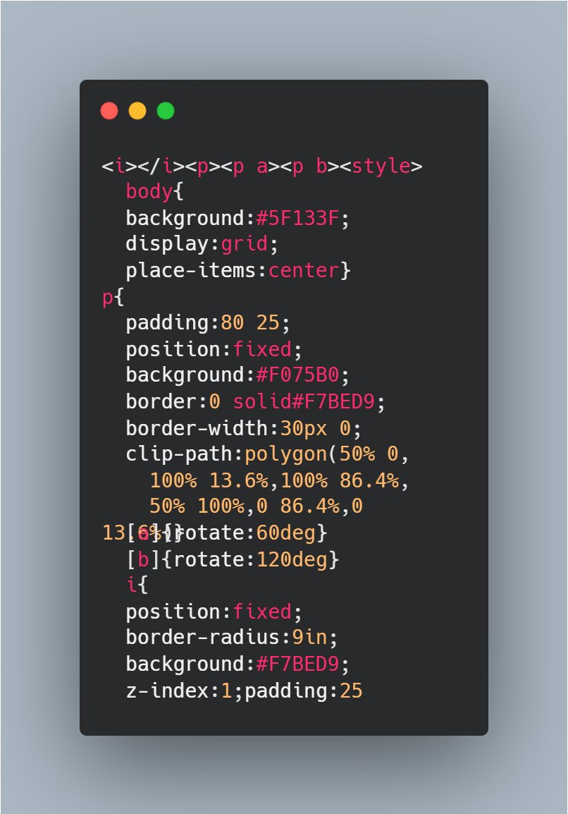 pointerToPixel's tweet image. day 197                                                                                              

CSS battle #197- Crystal                

#100DaysOfCode #CSS #CSSBattleChallenge