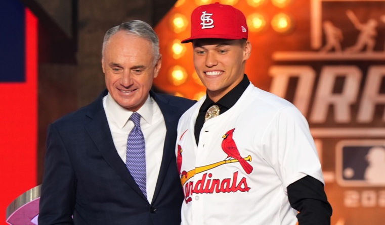 FORMER ASTRO FALCON WETHERHOLT DRAFTED 7TH OVERALL - The Cardinals selected West Virginia middle infielder JJ Wetherholt with the No. 7th pick in the 2024 MLB draft.  Wetherholt played for the late Don Pletcher and the Astro Falcons.  Congratulations and good luck JJ.