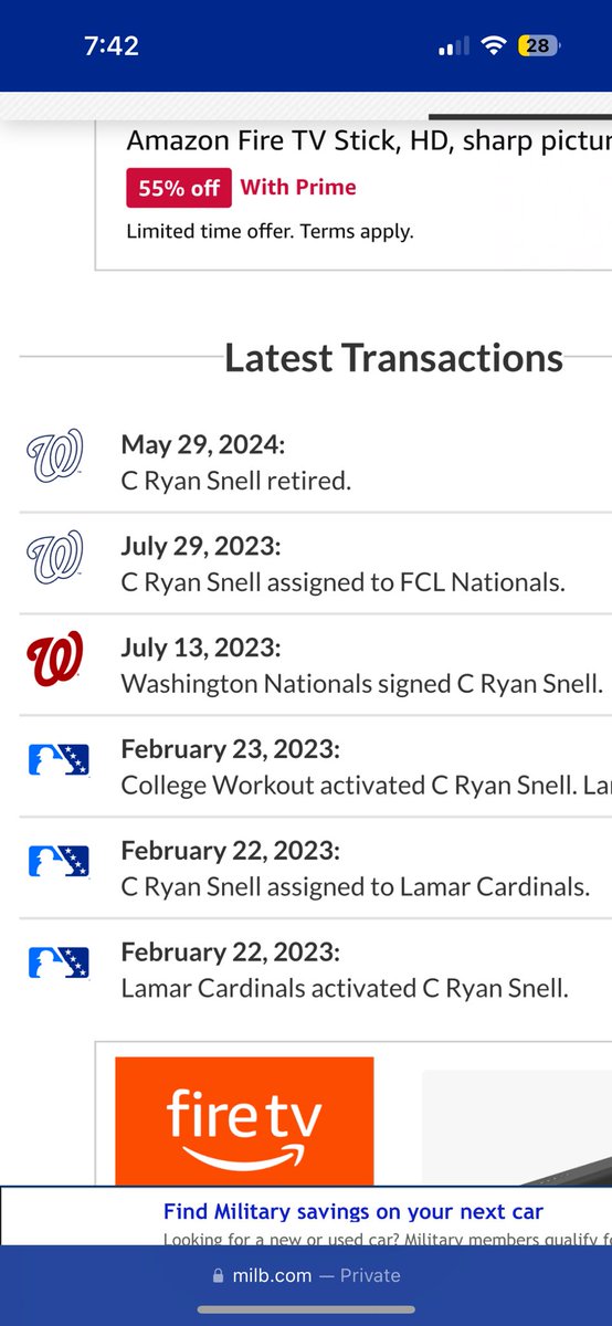 EAldy8's tweet photo. @NexGenNats Just realized our 7th round pick last year literally retired less than a year after being drafted. Safe to say those days are over. https://t.co/nxmOYhCB1C