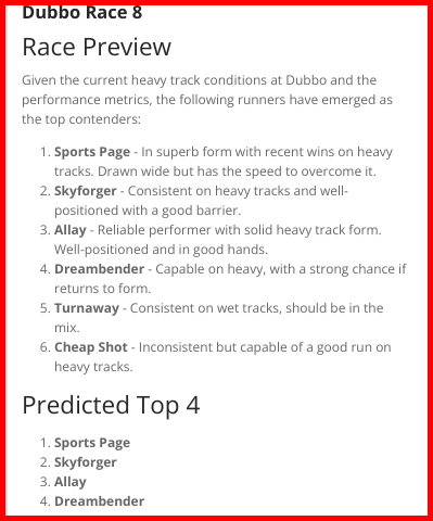 hotbets365's tweet image. Dubbo #Quaddie legs