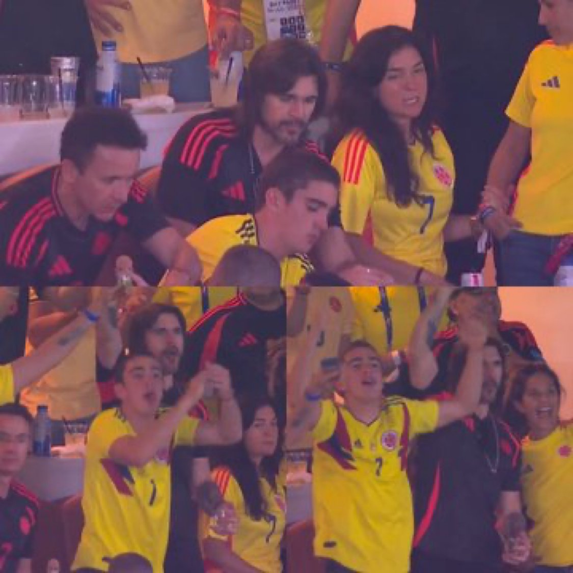 "Juanes":
Porque tiene la camisa negra.