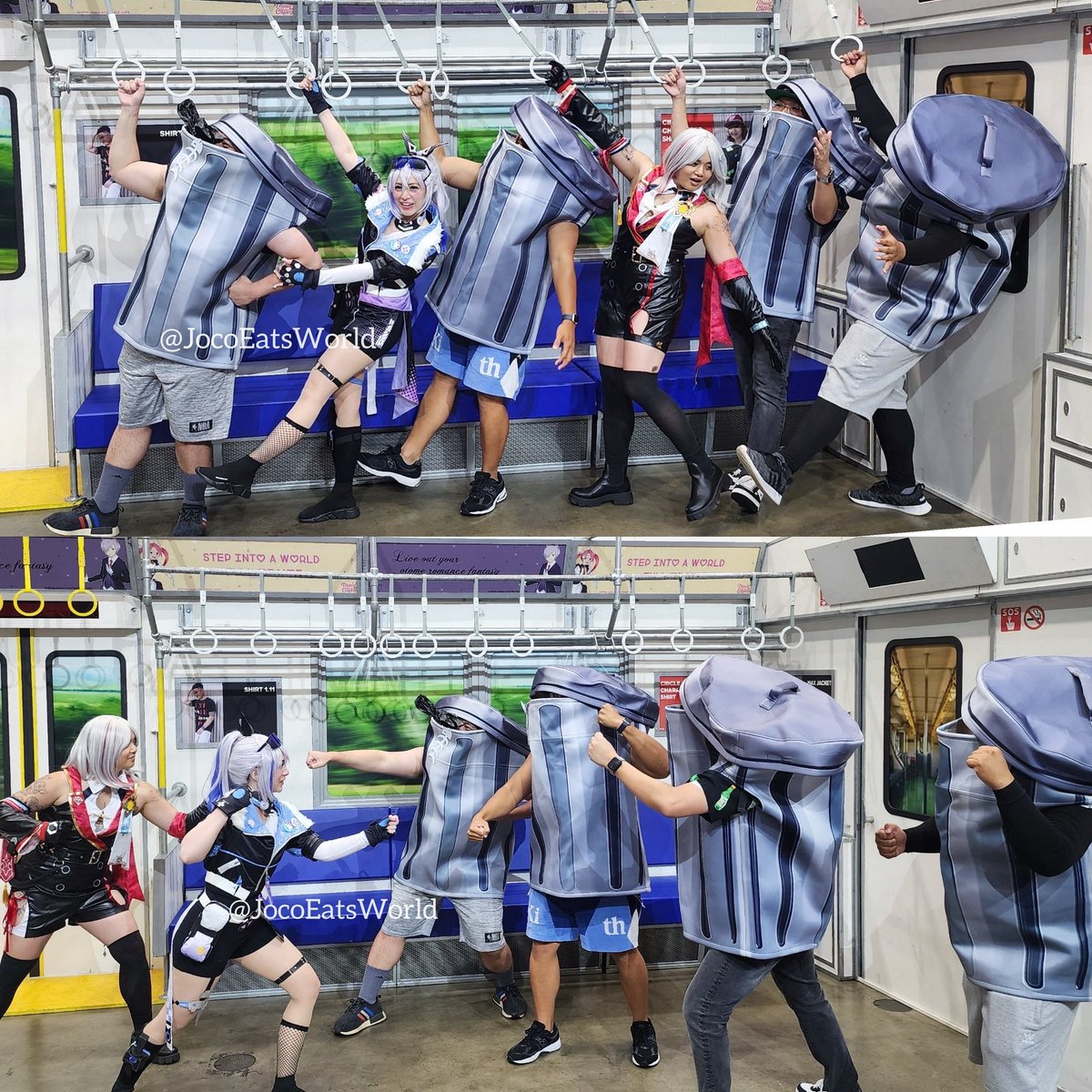 P2Stan_Podcast's tweet photo. Saw a strange scene on the Astral Express today 🤔 Anime Expo 2024 in the books! (squad cosplayHonkai Star Rail - IPC &amp; Stellaron Hunter vs Trash)
•
•
•
#HonkaiStaiRail #starrail #animecosplay #ax2024 #hsr #hoyoverse #zzz #genshinimpact #silverwolf #topaz #trash #trashtaste https://t.co/uHnpUkbFlq