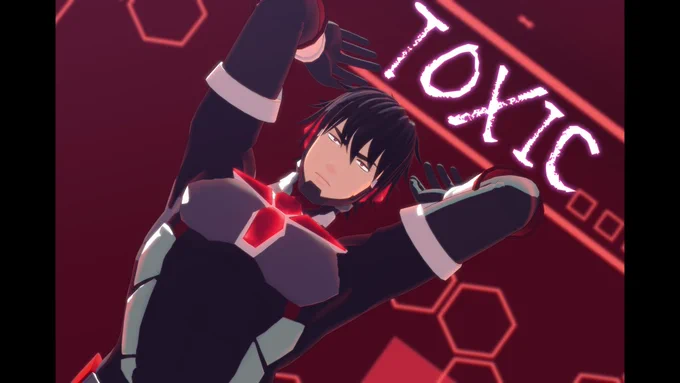 Toxic【MMDブレイバーン】 より  黒イサバ君に踊ってもらいました。 