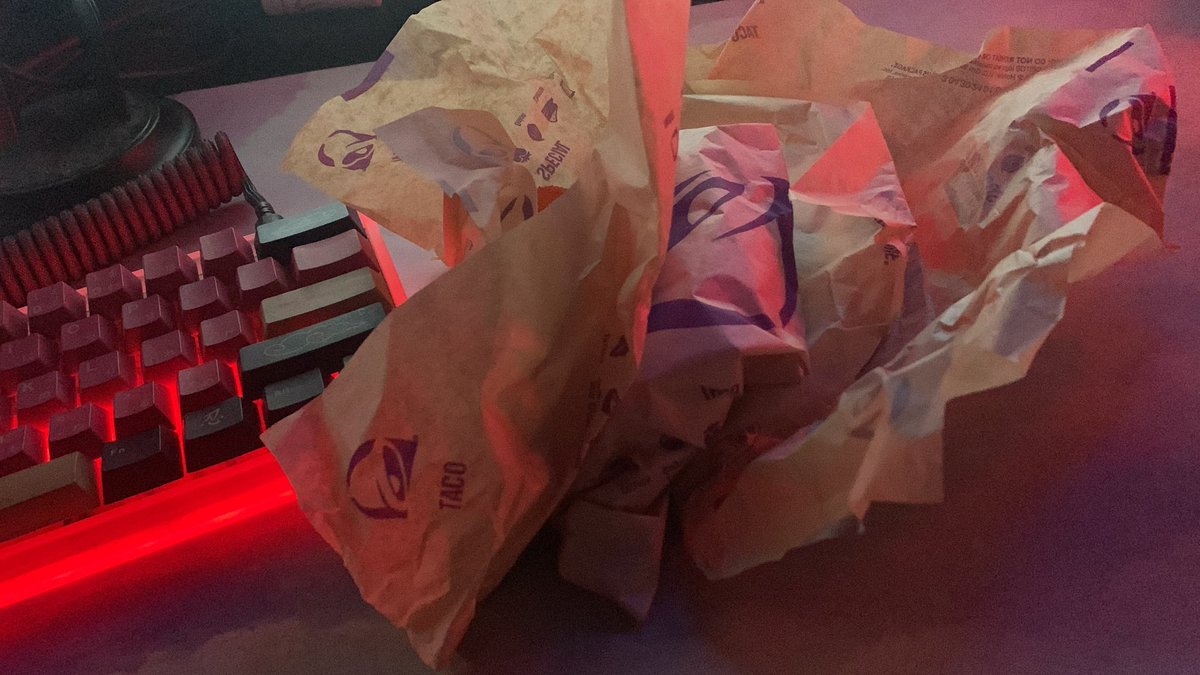 SnubDOA's tweet image. Kept the tradition going and got Taco Bell after a win.