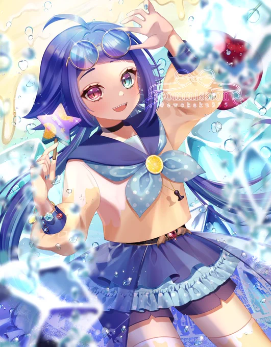 #3連休はフォロワーが増えるらしいきらきらとフリルが大好きな絵描きです 