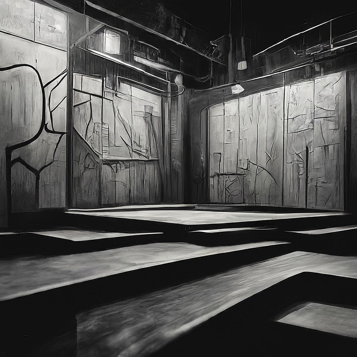 GalleryTears's tweet photo. #scenographic #proposals, built with AI. #set #design and #scenes. Work assembly #incomputer three acts https://t.co/Kw6LNV6qWu
