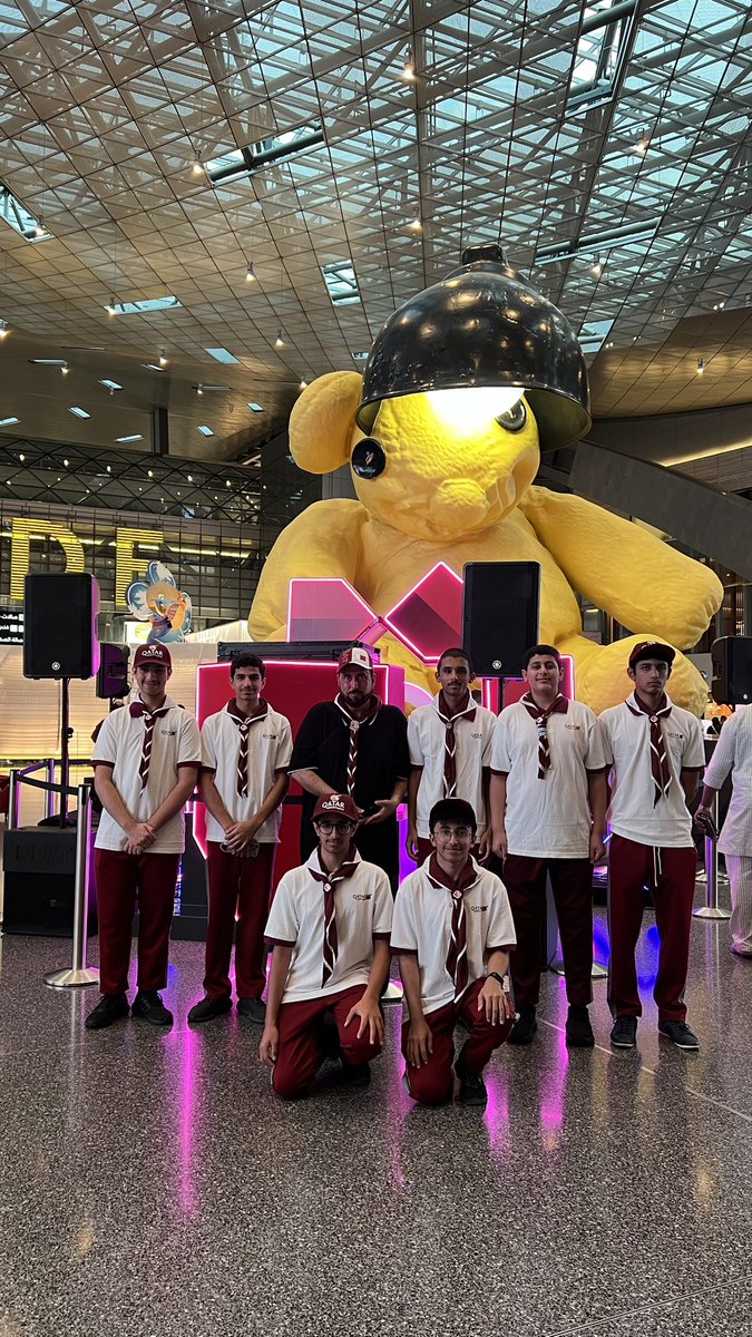 مغادرة الدفعة الثانية من الكشافة القطرية  للمشاركة في المخيم الاوربي باسبانيا ( JAMSCOUT 2024 ) هو أكبر معسكر في إسبانيا وسيقام في مقاطعه كوفاليدا (سوريا) في الفترة من 13 إلى 21 يوليو 2024 الجاري،