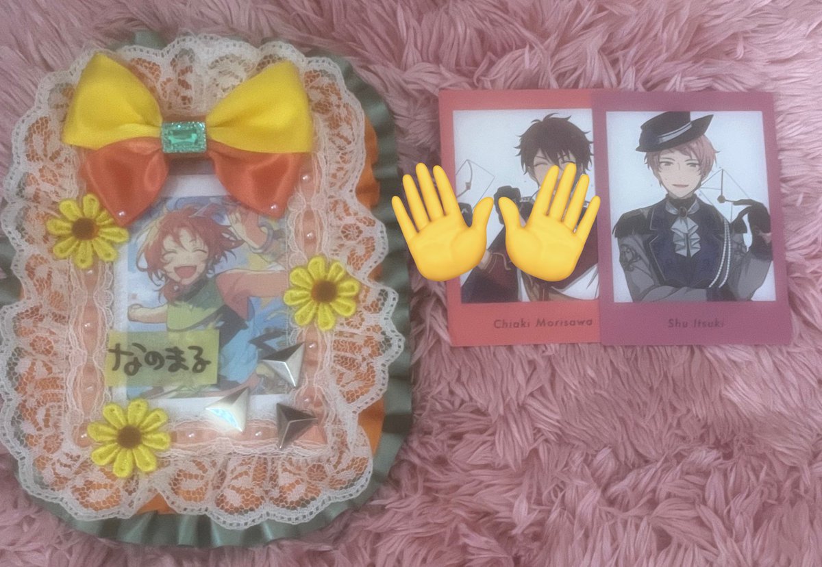 nanomaruuuuun's tweet photo. 交換
あんスタ ぱしゃっつ レターチャーム ホワイトデー 

譲→宗1･千秋3
求→レオ(同種＞異種)

郵送or固ツイ手渡し https://t.co/tZBabhgIzb